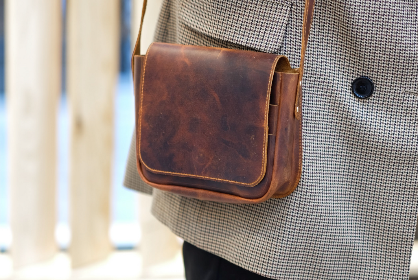 Multi-Purpose Leather Handbag