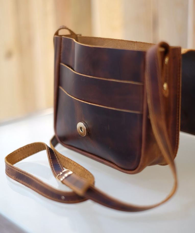 Multi-Purpose Leather Handbag