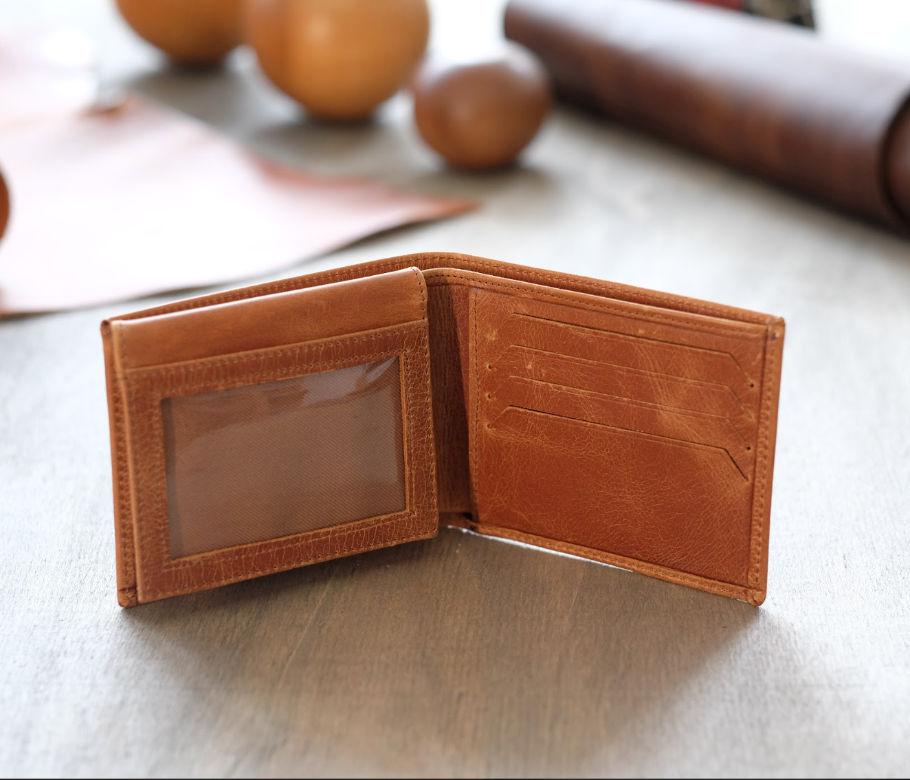 Compact Elegant Leather Wallet
